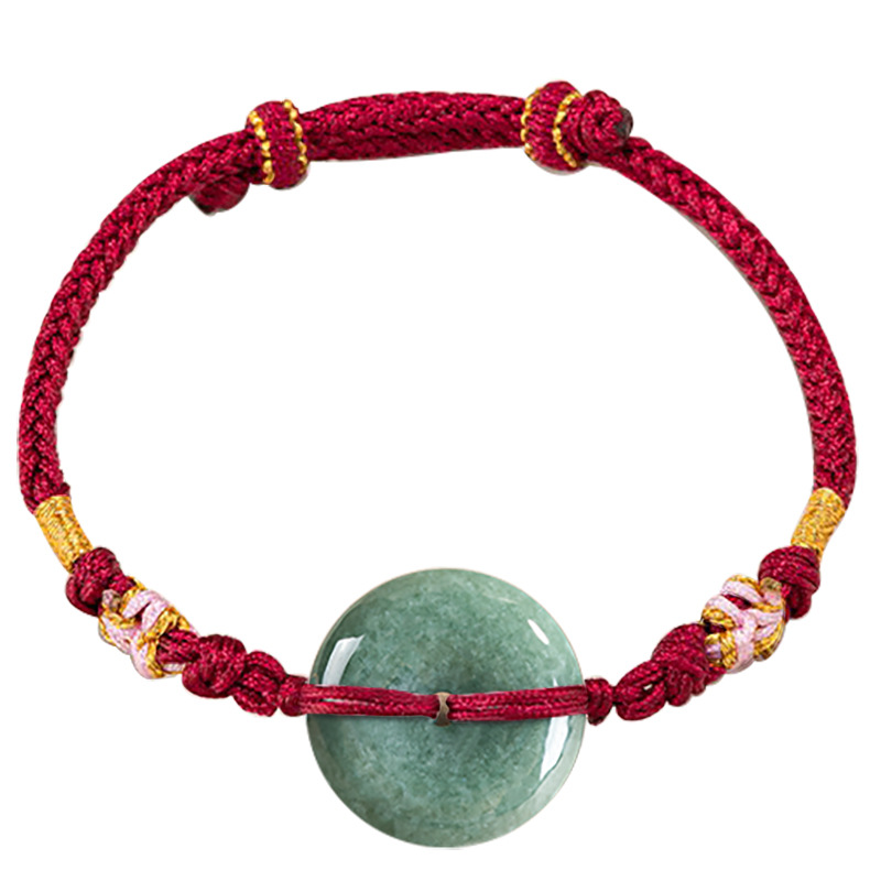 Cocktail Shaker Set - Bracelet beignet en jadéite verte du