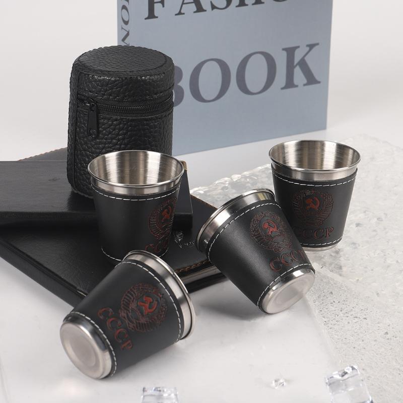 Ensemble de 4 tasses de voyage - Whisky Beer And Wine avis et prix